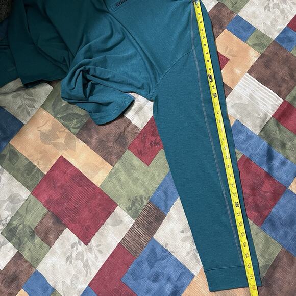 Tasc Bamboo Sweater Mens Size XXL Quarter Zip Performance Green Athletic Running - Picture 8 of 8